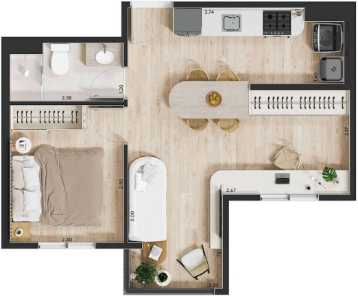 Imagem Apartamento com 2 Quartos à Venda, 36 m² em Bela Vista - São Paulo Imagem Apartamento com 2 Quartos à Venda, 36 m² em Bela Vista - São Paulo
