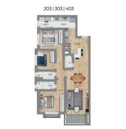 Imagem Apartamento com 3 Quartos à Venda, 100 m² em Centro - Canela Imagem Apartamento com 3 Quartos à Venda, 100 m² em Centro - Canela