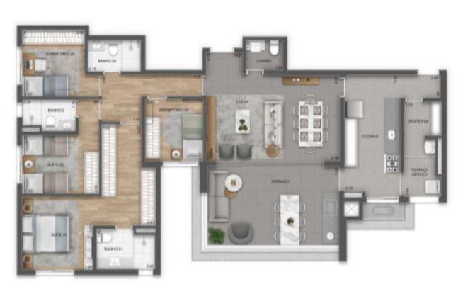 Imagem Apartamento com 4 Quartos à Venda, 141 m² em Vila Clementino - São Paulo Imagem Apartamento com 4 Quartos à Venda, 141 m² em Vila Clementino - São Paulo