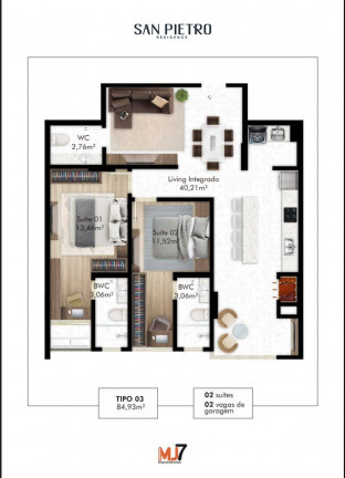 Imagem Apartamento com 2 Quartos à Venda, 86 m² em Balneário Perequê - Porto Belo Imagem Apartamento com 2 Quartos à Venda, 86 m² em Balneário Perequê - Porto Belo