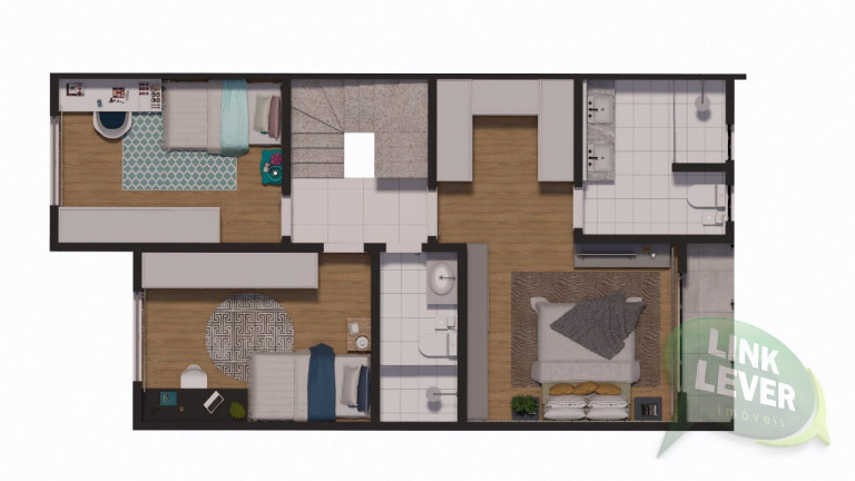 Imagem Sobrado com 3 Quartos à Venda, 143 m² em Boa Vista - Curitiba
