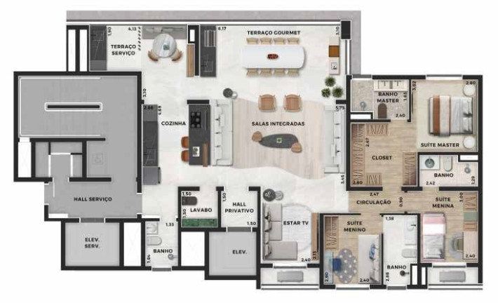 Imagem Apartamento com 4 Quartos à Venda, 190 m² em Santana - São Paulo