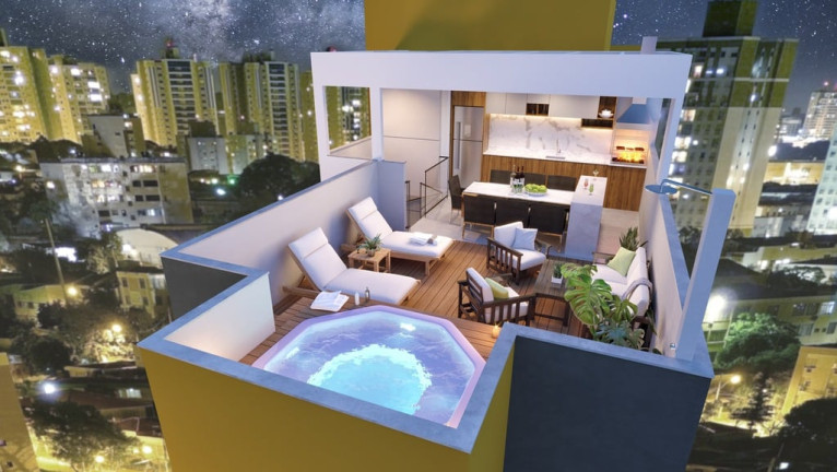 Imagem Imóvel com 2 Quartos à Venda, 49 m² em Jardim - Santo André