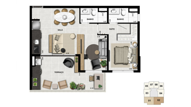 Imagem Apartamento com 2 Quartos à Venda, 65 m² em Campo Belo - São Paulo Imagem Apartamento com 2 Quartos à Venda, 65 m² em Campo Belo - São Paulo