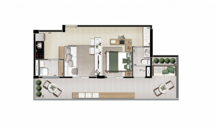 Imagem Apartamento com 1 Quarto à Venda, 54 m² em Aclimação - São Paulo Imagem Apartamento com 1 Quarto à Venda, 54 m² em Aclimação - São Paulo