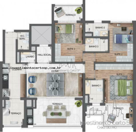 Imagem Apartamento com 3 Quartos à Venda, 136 m² em Vila Mariana - São Paulo
