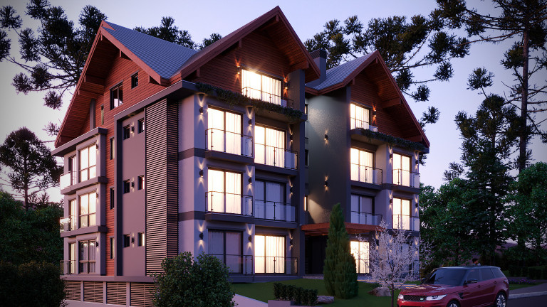 Imagem Apartamento com 2 Quartos à Venda, 73 m² em Moura - Gramado