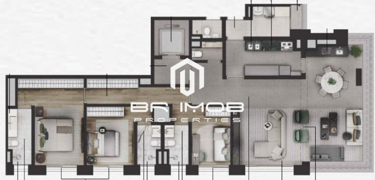 Imagem Imóvel com 3 Quartos à Venda, 155 m² em Itaim Bibi - São Paulo Imagem Imóvel com 3 Quartos à Venda, 155 m² em Itaim Bibi - São Paulo