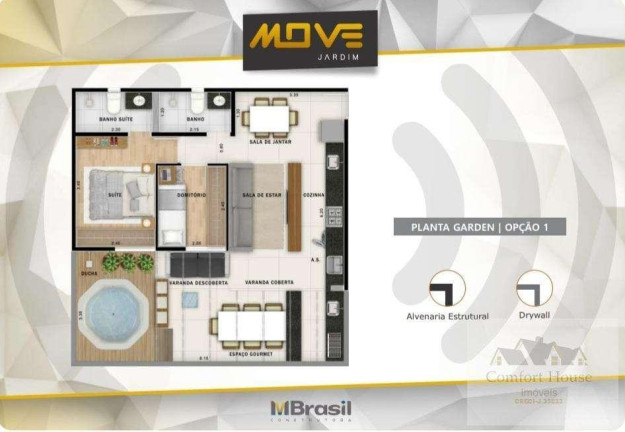 Imagem Cobertura com 2 Quartos à Venda, 94 m² em Jardim - Santo André