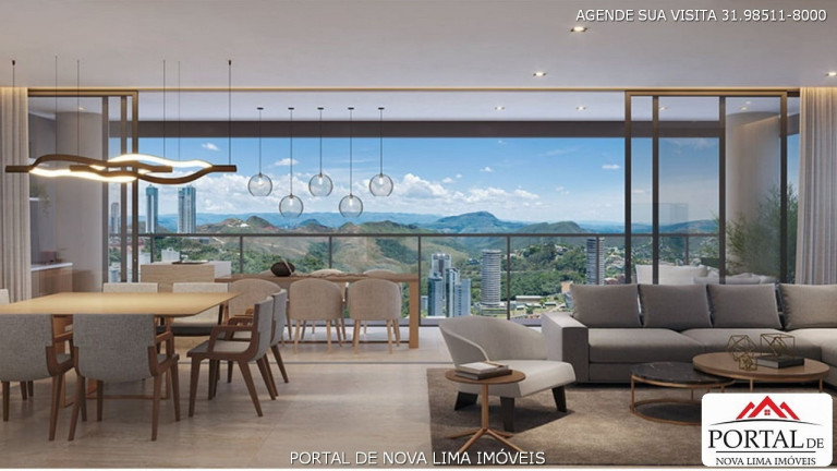 Imagem Apartamento com 4 Quartos à Venda, 199 m² em Vila Da Serra - Nova Lima Imagem Apartamento com 4 Quartos à Venda, 199 m² em Vila Da Serra - Nova Lima