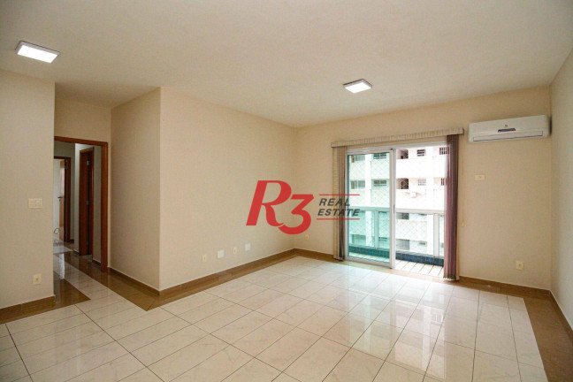 Apartamento com 3 Quartos para Alugar, 112 m² em Embaré - Santos