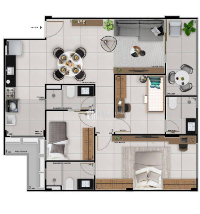 Imagem Apartamento com 3 Quartos à Venda, 85 m² em Cristo Rei - Teresina