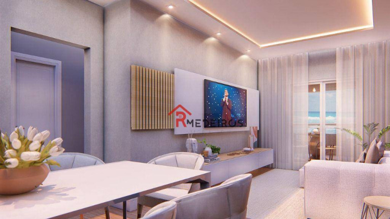 Apartamento com 2 Quartos à Venda, 71 m² em Caiçara - Praia Grande