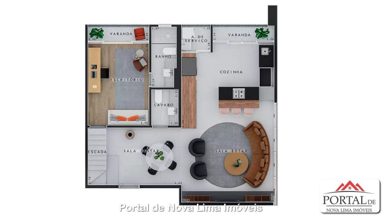 Imagem Apartamento com 2 Quartos à Venda, 66 m² em Alphaville Lagoa Dos Ingleses - Nova Lima Imagem Apartamento com 2 Quartos à Venda, 66 m² em Alphaville Lagoa Dos Ingleses - Nova Lima