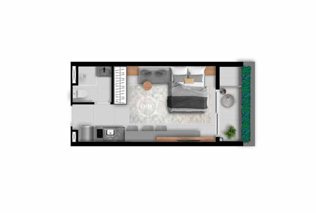 Imagem Imóvel com 1 Quarto à Venda, 35 m² em Moema - São Paulo