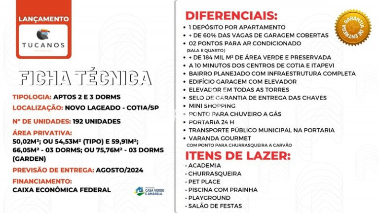 Imagem Apartamento com 2 Quartos à Venda, 50 m² em Lageado - Cotia Imagem Apartamento com 2 Quartos à Venda, 50 m² em Lageado - Cotia