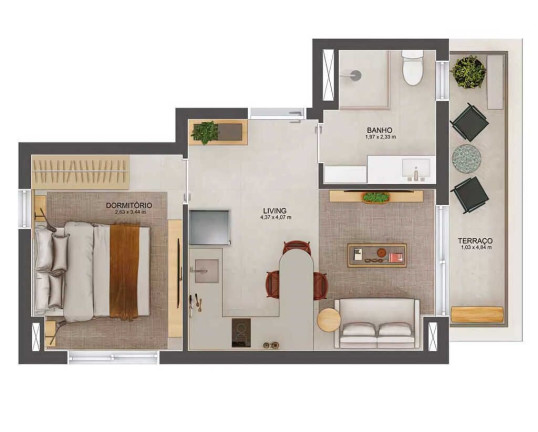 Imagem Apartamento com 1 Quarto à Venda, 52 m² em Ibirapuera - São Paulo Imagem Apartamento com 1 Quarto à Venda, 52 m² em Ibirapuera - São Paulo