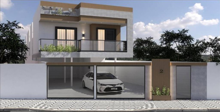 Casa com 2 Quartos à Venda, 58 m² em Caiçara - Praia Grande