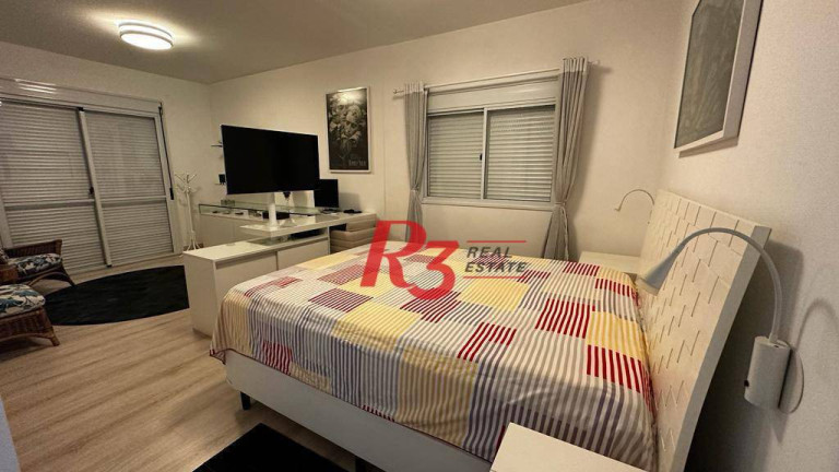 Imagem Apartamento com 3 Quartos para Alugar, 181 m² em Gonzaga - Santos