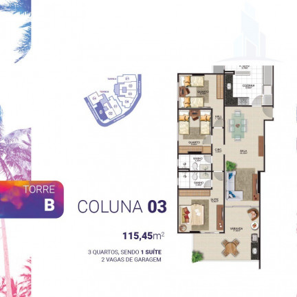 Imagem Imóvel com 3 Quartos à Venda, 108 m² em Praia Do Morro - Guarapari