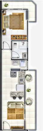 Imagem Apartamento com 1 Quarto à Venda, 40 m² em Forte - Praia Grande Imagem Apartamento com 1 Quarto à Venda, 40 m² em Forte - Praia Grande