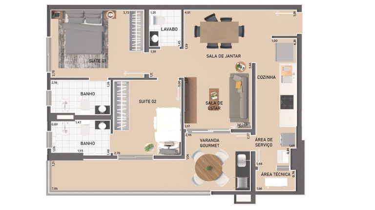 Imagem Apartamento com 2 Quartos à Venda, 76 m² em Canto Do Forte - Praia Grande Imagem Apartamento com 2 Quartos à Venda, 76 m² em Canto Do Forte - Praia Grande