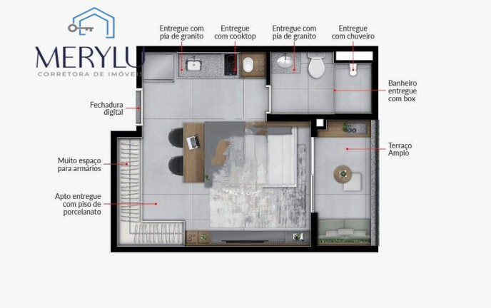 Imagem Apartamento com 1 Quarto à Venda, 28 m² em Vila Mariana - São Paulo