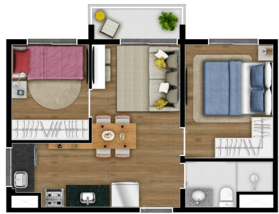 Imagem Apartamento com 2 Quartos à Venda, 36 m² em Butantã - São Paulo