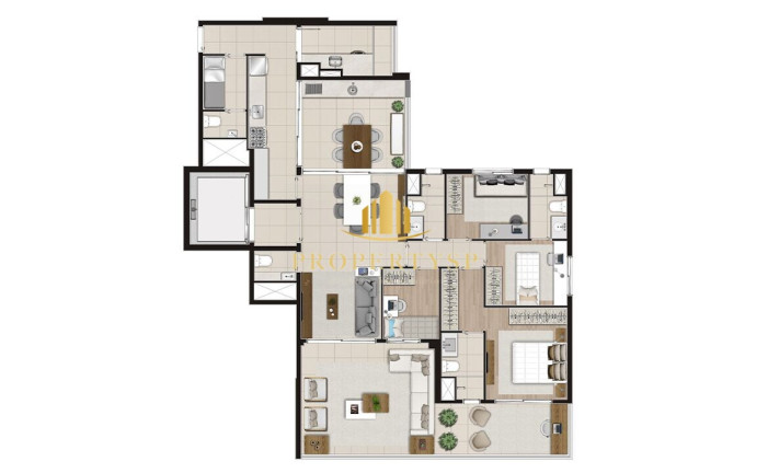 Imagem Apartamento com 4 Quartos à Venda, 153 m² em Vila Leopoldina - São Paulo