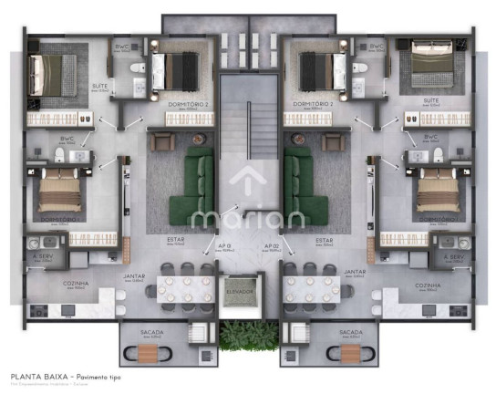 Imagem Apartamento com 2 Quartos à Venda, 96 m² em Itacolomi - Balneário Piçarras Imagem Apartamento com 2 Quartos à Venda, 96 m² em Itacolomi - Balneário Piçarras