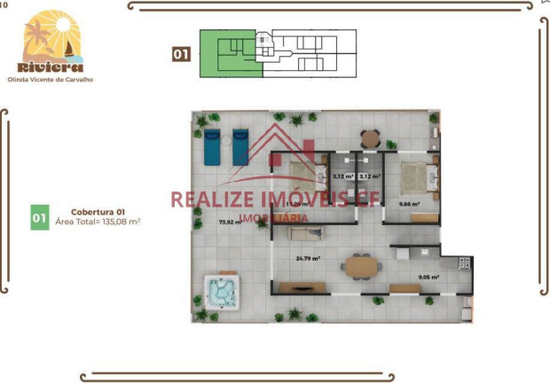 Imagem Apartamento com 1 Quarto à Venda, 38 m² em Vila Nova - Cabo Frio Imagem Apartamento com 1 Quarto à Venda, 38 m² em Vila Nova - Cabo Frio