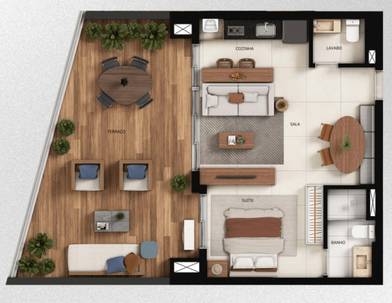 Imagem Apartamento com 2 Quartos à Venda, 74 m² em Serrinha - Goiânia