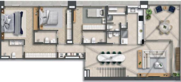 Imagem Apartamento com 3 Quartos à Venda, 134 m² em Itaim Bibi - São Paulo Imagem Apartamento com 3 Quartos à Venda, 134 m² em Itaim Bibi - São Paulo