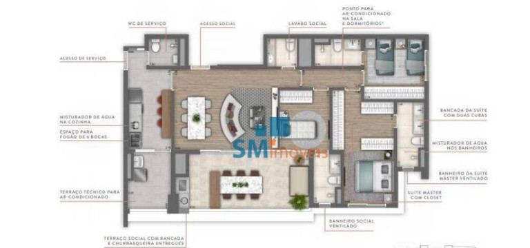 Apartamento com 3 Quartos à Venda, 104 m² em Vila Mariana - São Paulo