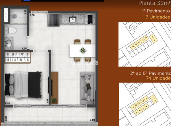 Imagem Apartamento com 1 Quarto à Venda, 32 m² em Pinheiros - São Paulo Imagem Apartamento com 1 Quarto à Venda, 32 m² em Pinheiros - São Paulo