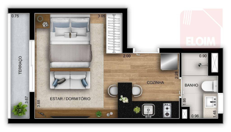 Imagem Apartamento com 1 Quarto à Venda, 24 m² em Vila Madalena - São Paulo
