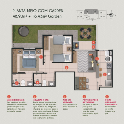 Imagem Imóvel com 2 Quartos à Venda, 68 m² em City Ribeirão - Ribeirão Preto