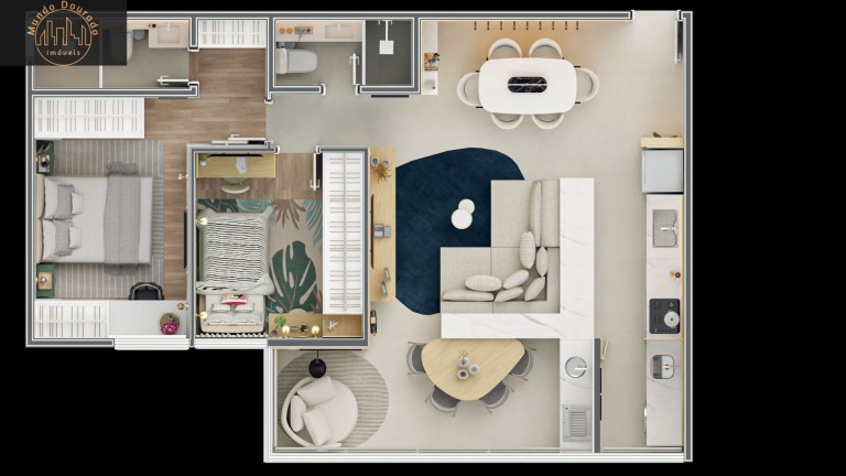 Apartamento com 2 Quartos à Venda, 69 m² em Centro - Ribeirão Pires