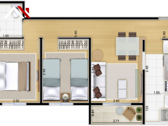 Imagem Apartamento com 2 Quartos à Venda, 45 m² em Vila Mendes - São Paulo
