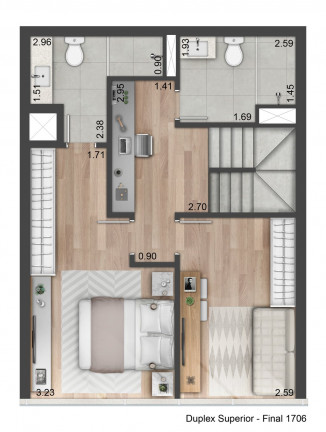 Imagem Apartamento com 1 Quarto à Venda, 55 m² em Praia De Belas - Porto Alegre