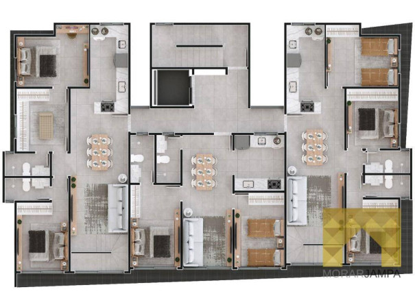 Imagem Apartamento com 2 Quartos à Venda, 56 m² em Bessa - João Pessoa
