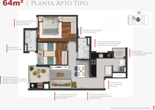 Imagem Apartamento com 2 Quartos à Venda, 64 m² em Campestre - Santo André Imagem Apartamento com 2 Quartos à Venda, 64 m² em Campestre - Santo André