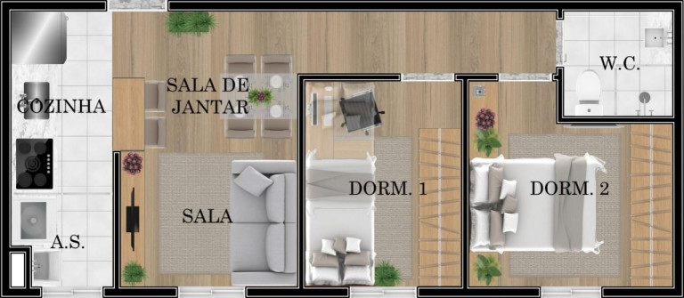 Imagem Apartamento com 2 Quartos à Venda, 45 m² em Vila Nhocune - São Paulo Imagem Apartamento com 2 Quartos à Venda, 45 m² em Vila Nhocune - São Paulo