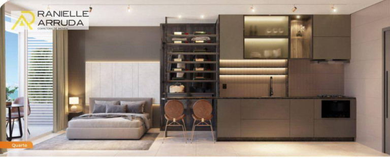 Imagem Apartamento com 1 Quarto à Venda, 29 m² em Cabo Branco - João Pessoa