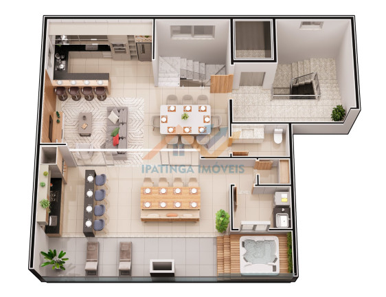 Imagem Cobertura com 4 Quartos à Venda, 212 m² em Bom Retiro - Ipatinga