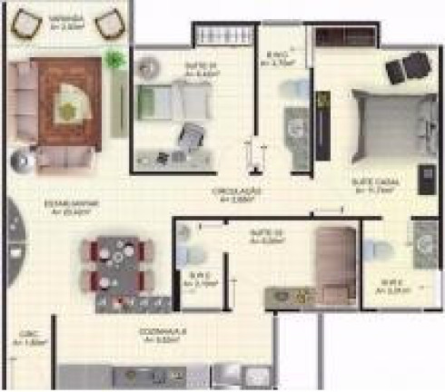 Imagem Apartamento à Venda, 84 m² em Santa Lia - Teresina Imagem Apartamento à Venda, 84 m² em Santa Lia - Teresina