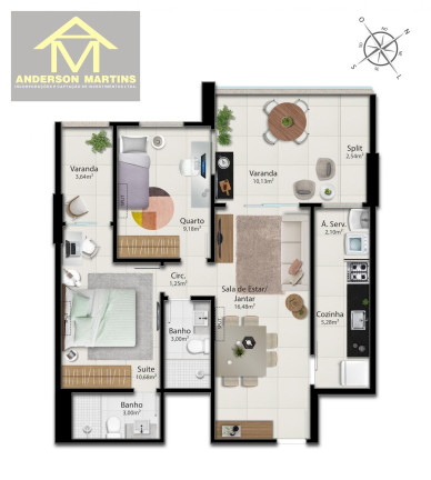 Imagem Apartamento com 2 Quartos à Venda, 76 m² em Praia Da Costa - Vila Velha Imagem Apartamento com 2 Quartos à Venda, 76 m² em Praia Da Costa - Vila Velha