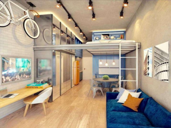 Imóvel com 1 Quarto à Venda, 26 m² em Vila Madalena - São Paulo