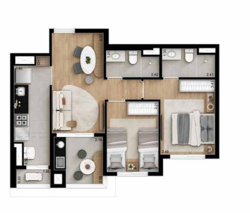 Imagem Cobertura com 4 Quartos à Venda, 194 m² em Vila Yara - Osasco