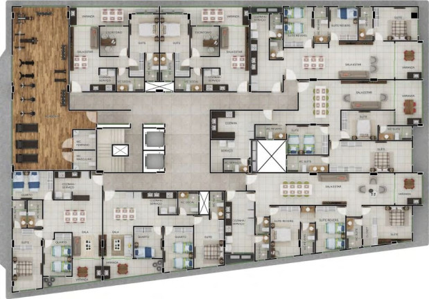 Imagem Apartamento com 1 Quarto à Venda, 67 m² em Bessa - João Pessoa